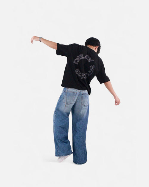 CIRCLE BLACK T - SHIRT - Delaystudios