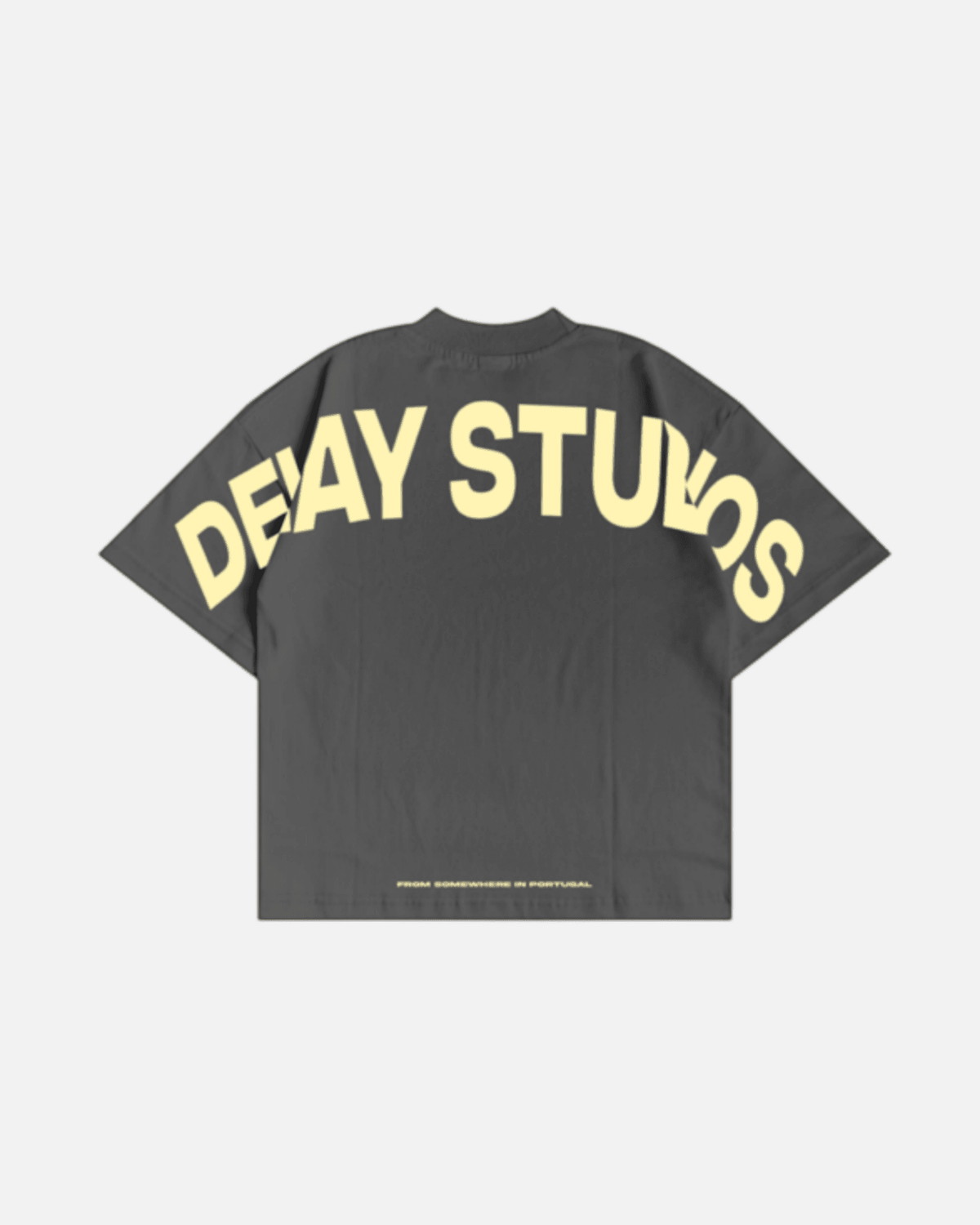 DELAYSTUDIOS GREY BOXY T-SHIRT - Delaystudios