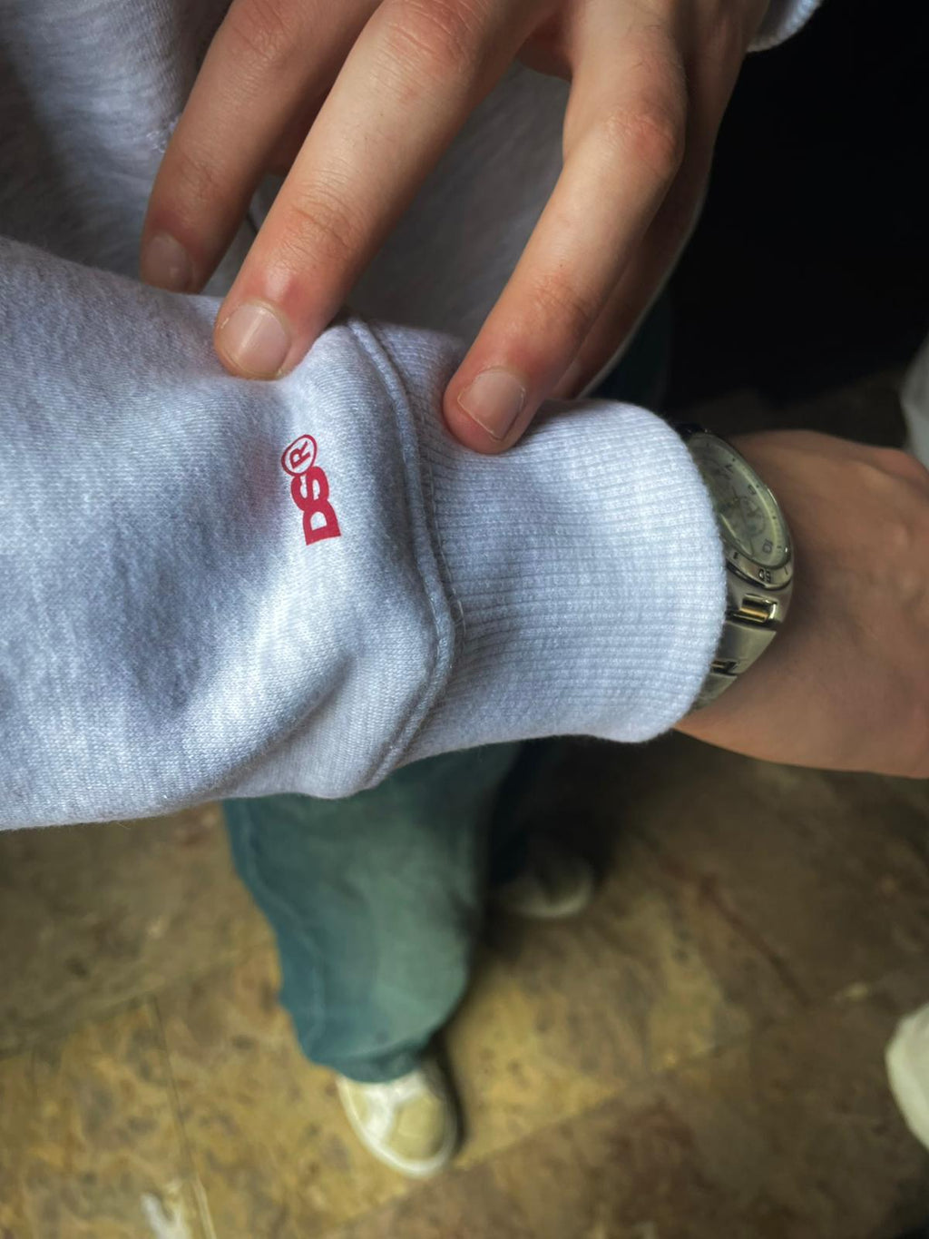 DTTM GREY HOODIE - Delaystudios