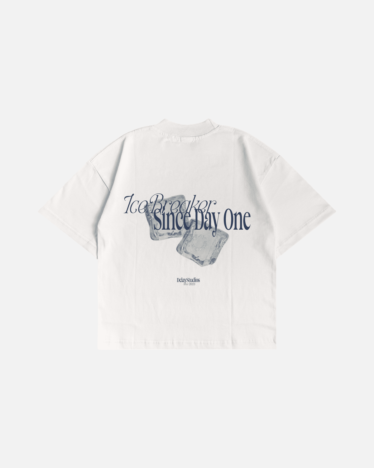 ICE BREAKER WHITE BOXY T-SHIRT - Delaystudios
