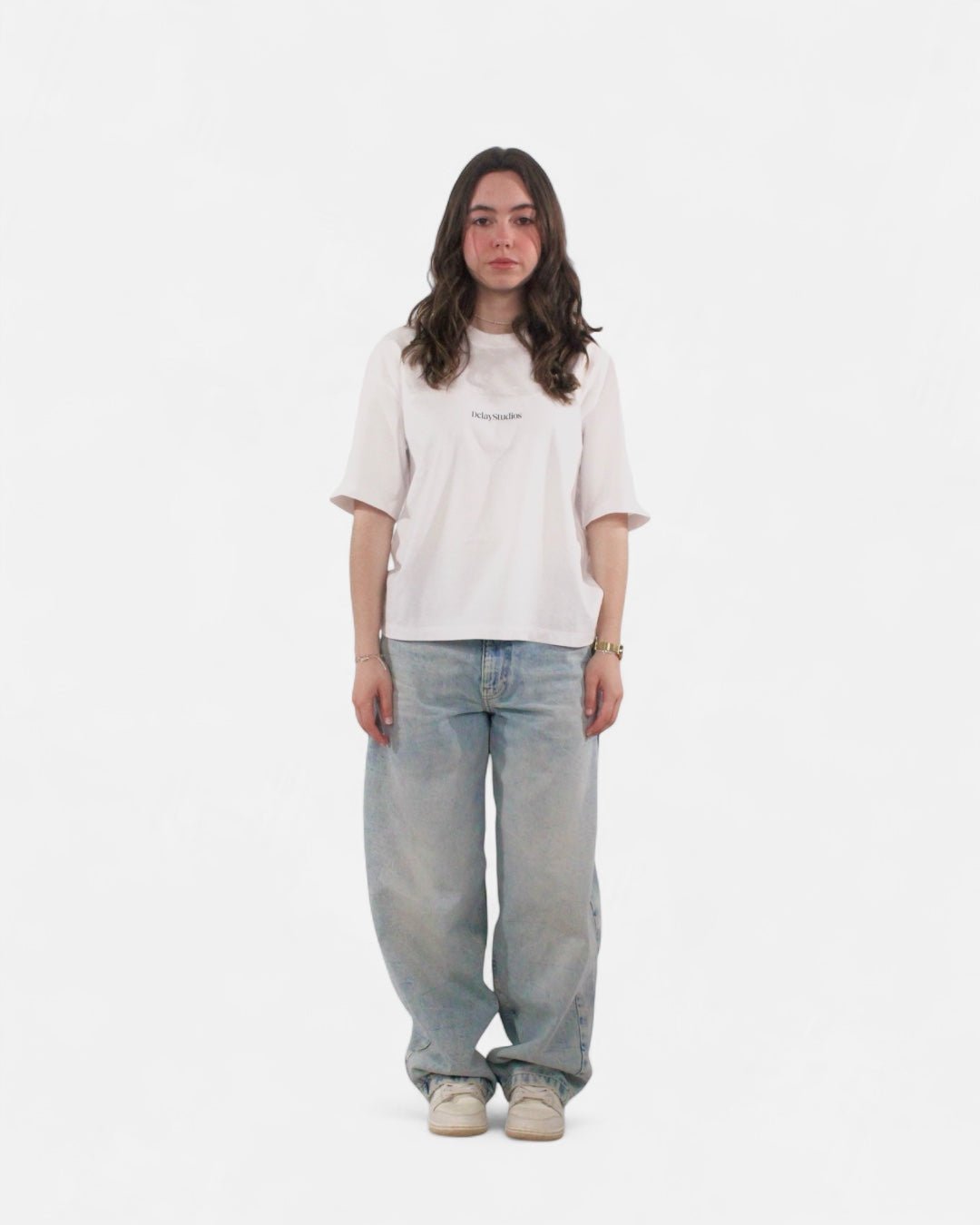 ICE BREAKER WHITE BOXY T-SHIRT - Delaystudios