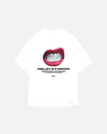 MOUTH WHITE T - SHIRT - Delaystudios
