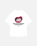 MOUTH WHITE T-SHIRT - Delaystudios