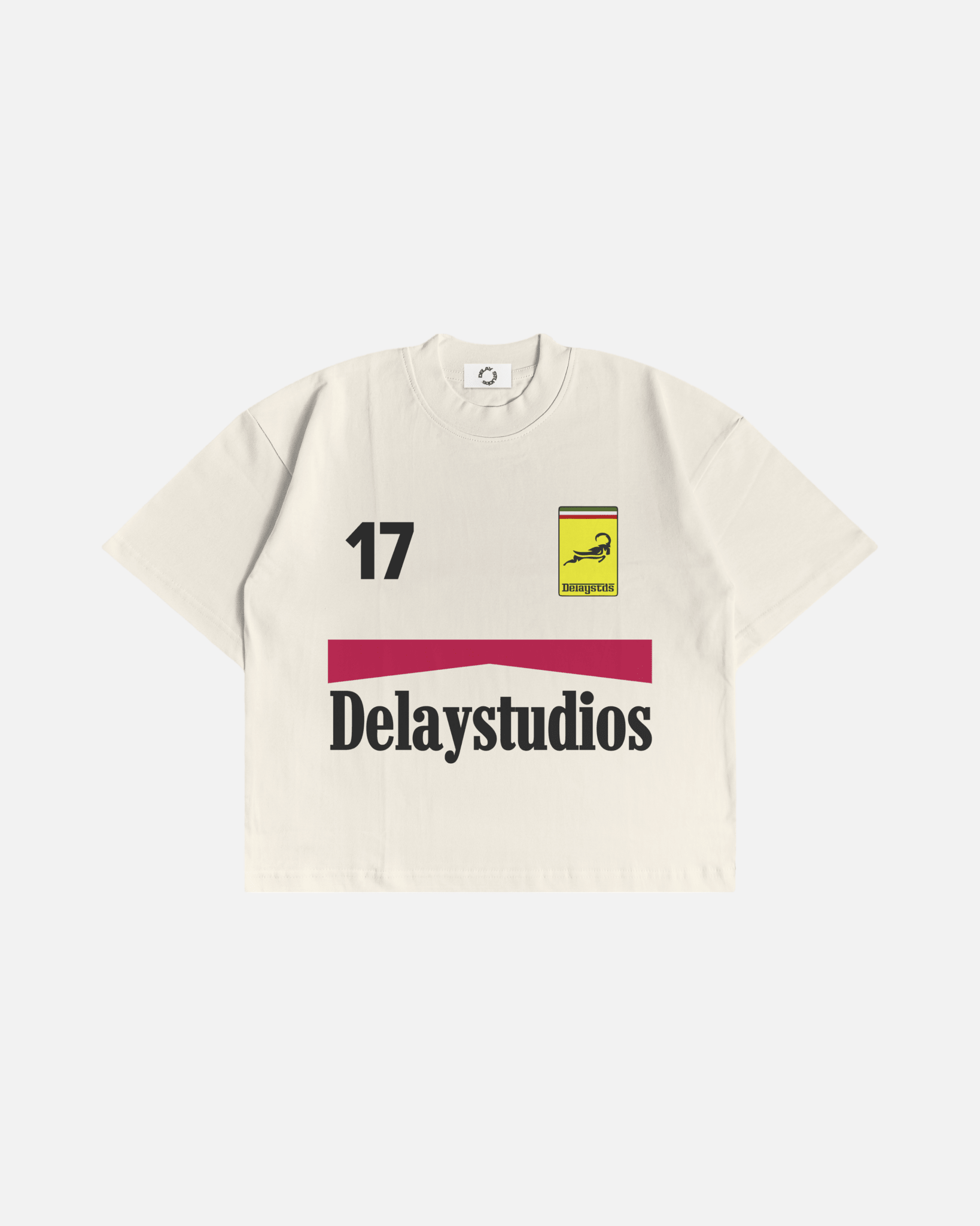 RACE ECRU T - SHIRT - Delaystudios