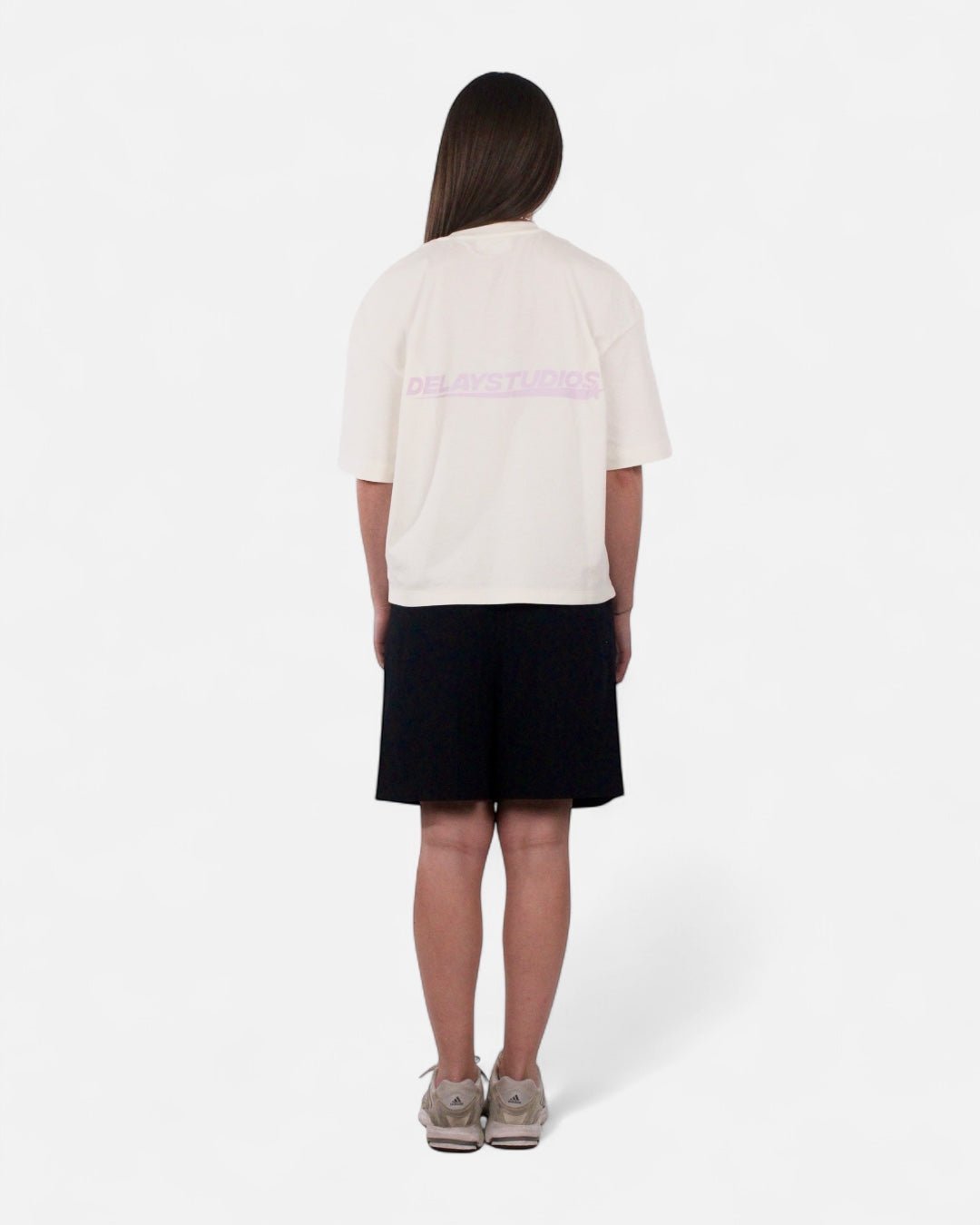 STAR ECRU BOXY T-SHIRT - Delaystudios